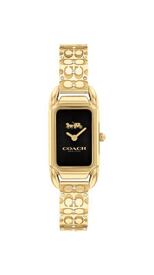 Coach Ladies Gold Plated Stainless Steel Cadie Watch 14504250